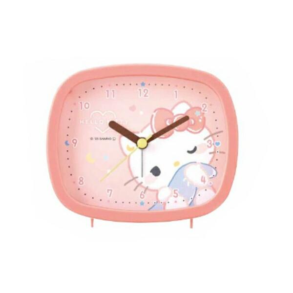 サンリオ キャラクターズ レリーフクロック置き時計 CRUX（クラックス） スクエアライトクロック サンリオキャラクターズ