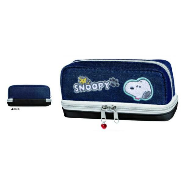 クラ131429 【スヌーピー】【SNOOPY】デニムボトムルームペンケース