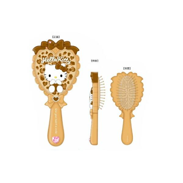 ケイKT-HB-HYB サンリオキャラクターズ ヘアブラシブラウン 茶 ヒョウ