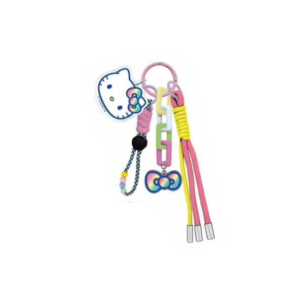 ケイKT-SC-CF 【送料無料】　サンリオキャラクターズ　ストラップチャームカラフル　ハローキティ　キーホルダー　キーリング　チャーム　紐　鍵　雑貨
