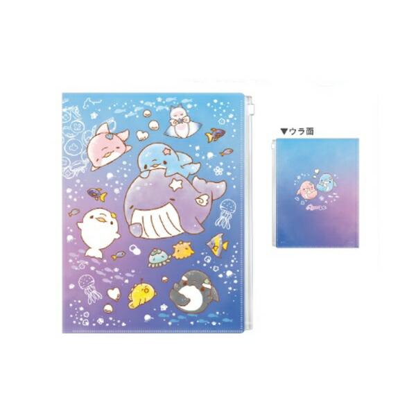 カミ227629 【送料無料】 オリジナル ファスナー付き6ポケットクリア