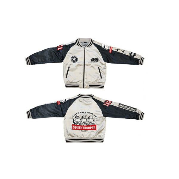 マル2535038700【送料無料】　STAR WARS　スター・ウォーズ　スカジャン3L　シルバー　ガラクティック　映画　アウター　ジャンパー　服　メンズ　男性　ファッション　雑貨　グッズ　かわいい　TE マル2535038700 【送料無料】 STAR WARS スター・ウォーズ スカジャン