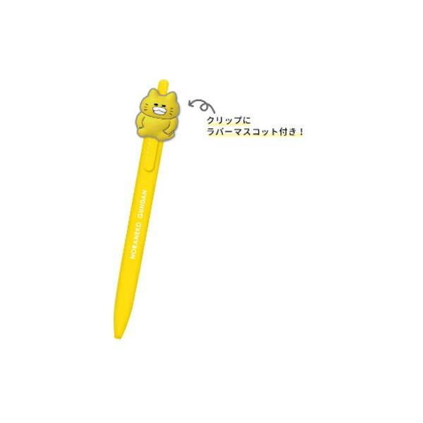 カミ229356 ノラネコぐんだん ラバーマスコットボールペン0.5mm