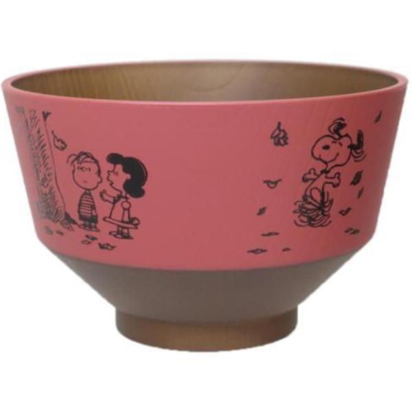 マリSPZ-3862 【送料無料】 日本製 スヌーピー SNOOPY 汁椀朱色
