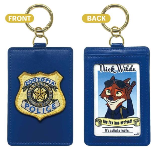 エス17980 ディズニーキャラクター 警察手帳風パスケースズートピア