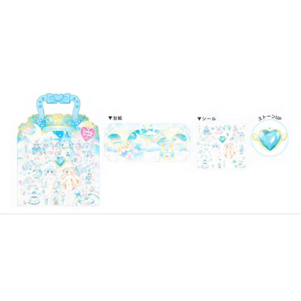 カミ227590 【送料無料】 オリジナル おでかけforgirlsシールMoon