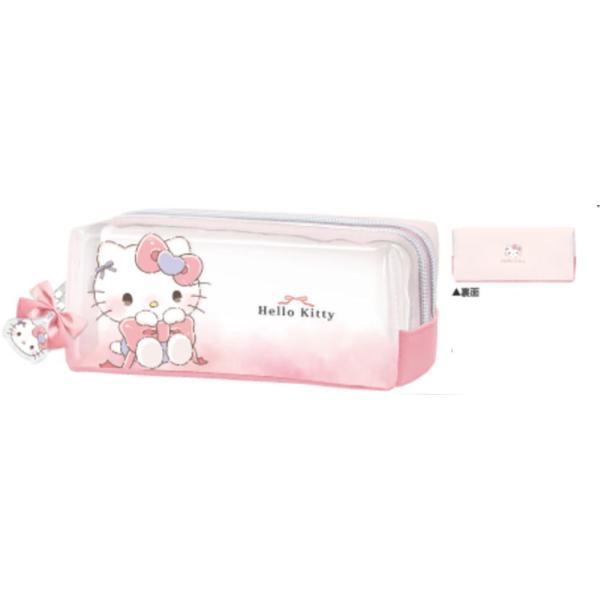 平成レトロ　サンリオ　ハローキティ　ペンケース　ボア　レア　ピンク　ハートリボン 平成レトロ サンリオ ハローキティ ペンケース ボア レア ピンク