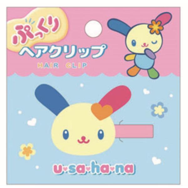 クラ136391 サンリオキャラクターズ ぷっくりヘアクリップウサハナ