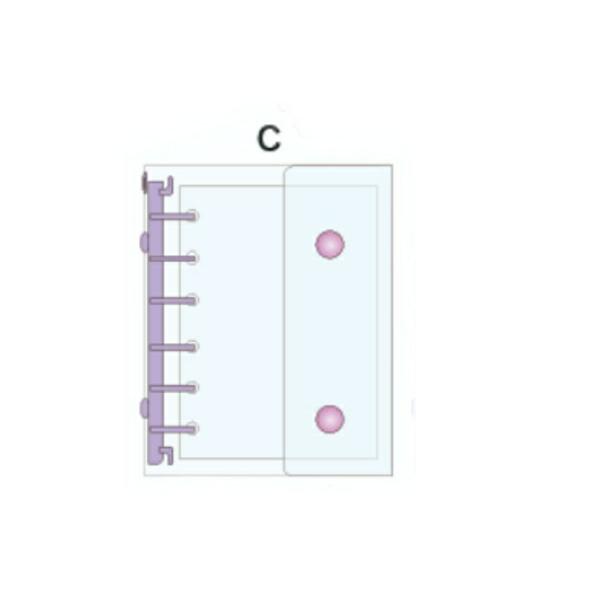 アイ730C 【送料無料】 オリジナル クリアシール帳パープル 紫 シート