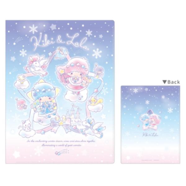 カミ307445 サンリオキャラクターズ 10ポケットクリアファイル雪灯りの