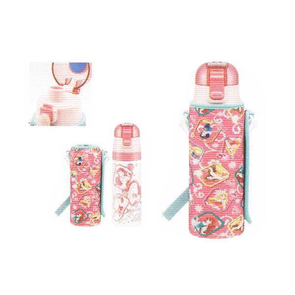 他サイト： S379956【ディズニープリンセス】ロック付ワンプッシュダイレクトステンレスボトル【プリンセス】【アリエル】【ラプンツェル】【ジャスミン】【ベル】【の商品画像