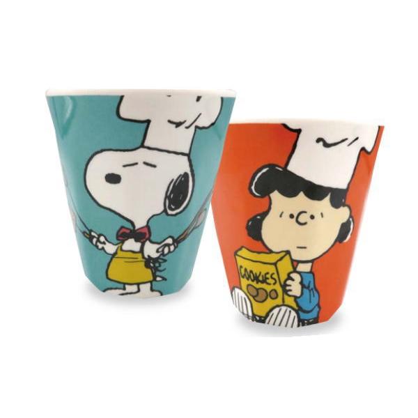Snts 163 スヌーピー Snoopy メラミンカップクッキング スヌーピーとルーシー タンブラー グッズ スヌーピー コップ メラミ 47zak141 いしだ屋 通販 Yahoo ショッピング