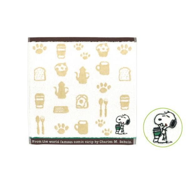 4010 146 Snoopy スヌーピー ミニタオル ブラウン アイコンジャガード ピーナッツ グッズ ハンカチ タオル たおる 入 48zak361ms いしだ屋 通販 Yahoo ショッピング