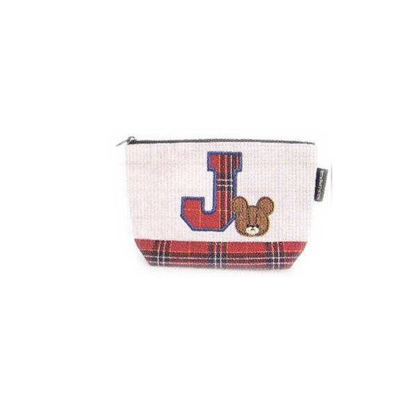 N137746-19【くまのがっこう】ポーチ【プレッピー】【くま】【ジャッキー【絵本】【グッズ】【ポーチ】【小物入れ】【化粧ポーチ】【文房具】【ペンケ