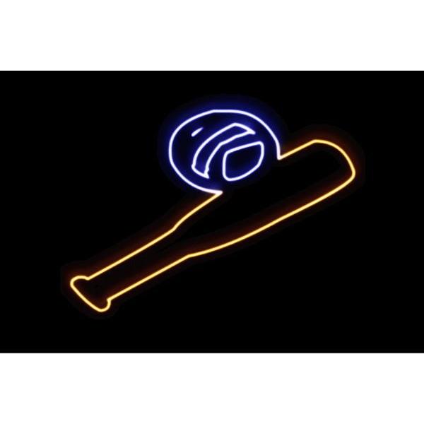 Wp ネオン 野球 やきゅう バット ボール ベースボール スポーツ アイコン イラスト ネオンライト 電飾 Led ライト サ 54zak686 いしだ屋 通販 Yahoo ショッピング