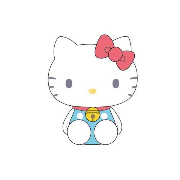 ドラえもん ハローキティ キャラ ぬいぐるみ お座り プラッシュドール