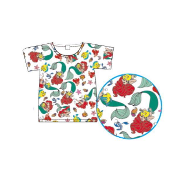 スモAWDS7187【ディズニープリンセス】Tシャツ【130】【パターン 