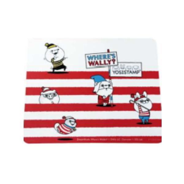 マリyowl 006 ヨッシースタンプ ウォーリーをさがせ マウスパッド レッド ストライプ ウォーリー 絵本 アニメ ライン Line ア 93zak597ms いしだ屋 通販 Yahoo ショッピング