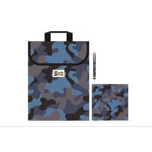 アイ499 B オリジナル ギガスクールシリーズ タブレットケース3点セット L 迷彩ブルー 迷彩 カモフラ 柄 ケース カバー タブレッ 99zak306m いしだ屋 通販 Yahoo ショッピング