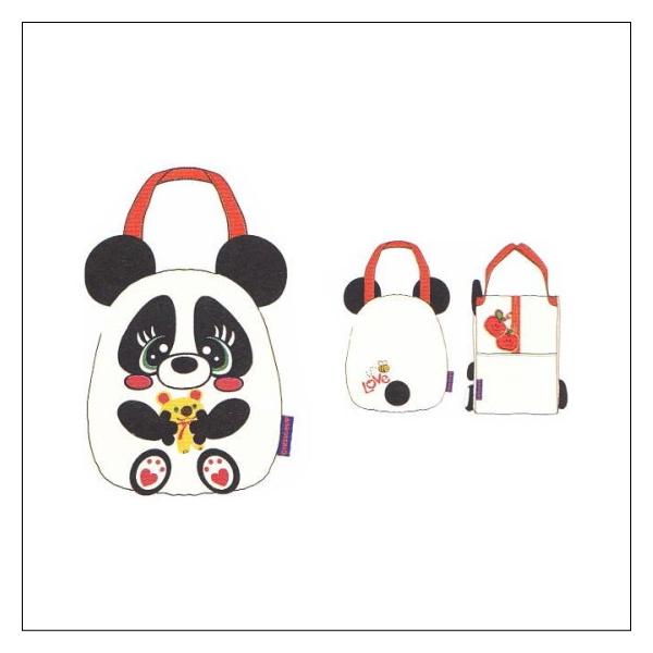 Cherichu スエット素材ダイカットバッグ チェリッチュ パンダ 子供 ランチバッグ カバン バッグ おでかけ 雑貨 インテリア Is44 370 いしだ屋 通販 Yahoo ショッピング