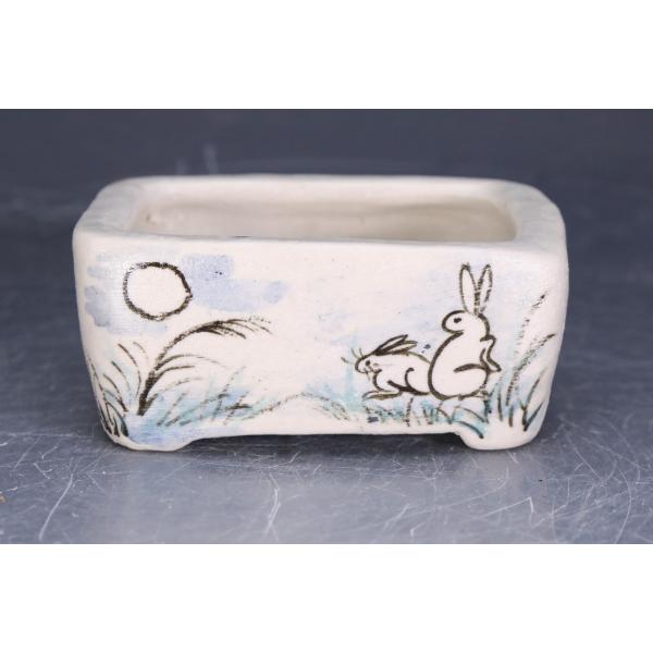 サイズ：横幅約8.0cm×奥行約7.0cm×高さ約3.5cm（多少の誤差が生じる場合があります。ご了承ください。）※嵐山鉢特有の窯ヒビがある場合がございます。　 写真をご確認の上ご購入お願い申し上げます。※商品画像については、モニターによっ...