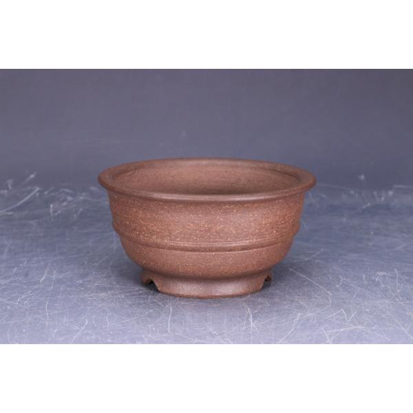 盆栽　鉢　常滑　陶器　泥　山野草　和鉢 サイズ：横幅約9.7cm×奥行約9.7cm×高さ約4.7cm（多少の誤差が生じる場合があります。ご了承ください。）※商品画像については、モニターによって色味が若干異なります事ご了承ください。【商品につ...