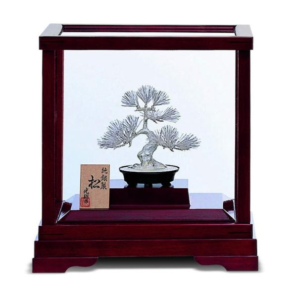 盆栽　松　純銀製 純銀製置物 盆栽 <松> 特小 : 伊志井徽章 - 通販 - Yahoo!ショッピング