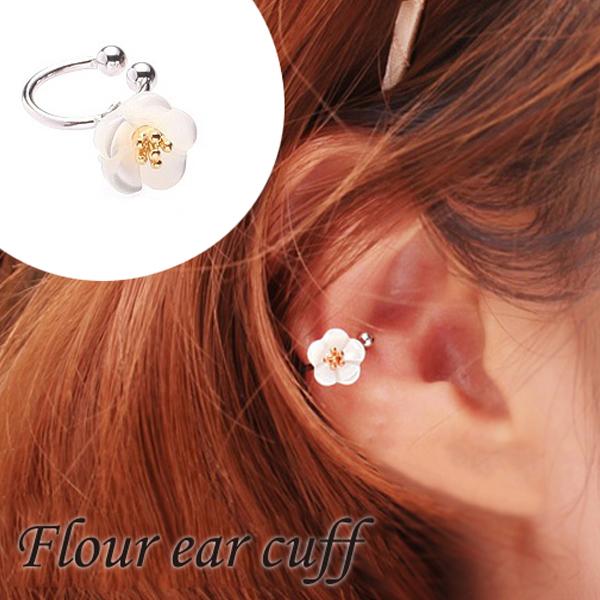 シェル フラワーイヤリング(片耳のみ) シェルフラワー イヤーカフ ※シングル VBSE3000H MP