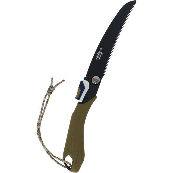 高儀（TAKAGI） シャークソー 愉し火 焚き火鋸 180mm オリーブ