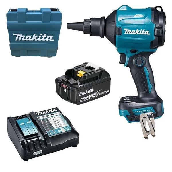 AS180DZ(バッテリ・充電器別売)+バッテリBL1860B(18V・6.0Ah)+充電器DC18RF+ケースを当店でセットにしました！【仕様】■最大真空度(kPa)※1：10.3■風速(m/s)※2：200（最大）163（平均）■最大風...