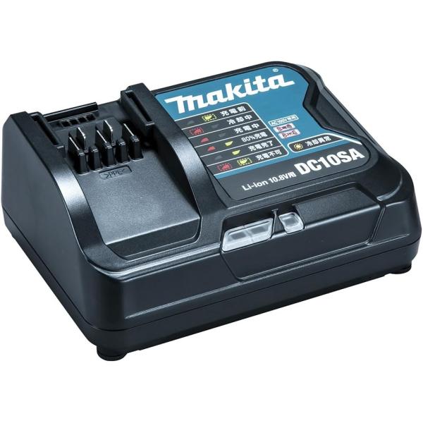 マキタ正規販売店です！【仕様】■モデル：DC10SA■適用モデル：BL1015/BL1040B■充電時間：1.5Ah 約22分/4.0Ah 約60分セット品より取り出した商品のため、化粧箱・説明書はございません。