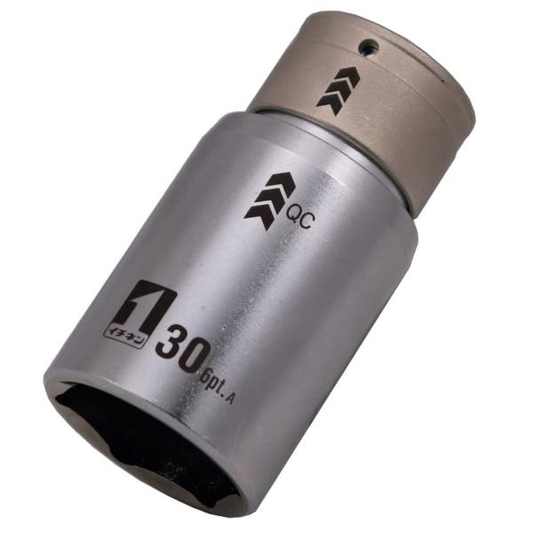 マストツール QC ソケット シングル 30mm IM-4W30-6K 6角 差込角12.7mm 19817
