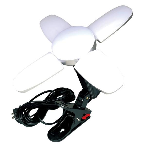 WING ACE スーパールミネX LED電球付クリップランプ LA-4805-LED