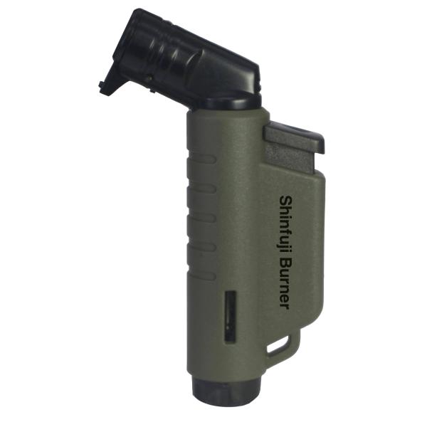 ST-486RG/ST-486BL/ST-486BKの新富士バーナーロゴバージョン！【製品仕様】●外形寸法：幅50X奥行19X高さ90mm●重量：45g●ガス消費量：7g/h※1●ガス充てん量：約1.2g●発熱量：0.09kW(80kcal...