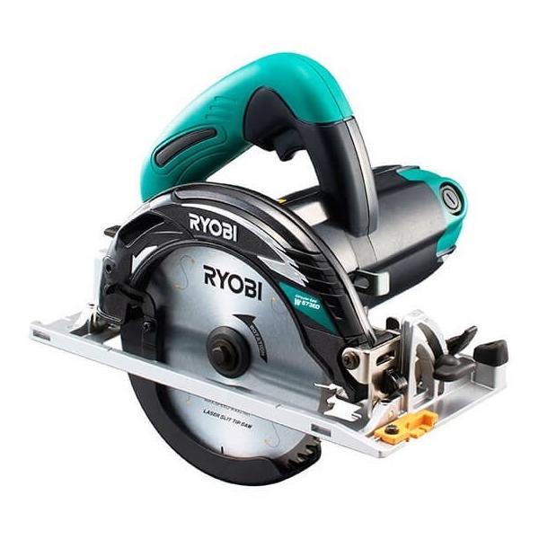 RYOBI 160-172mm 電子マルノコ W-663ED 2014年製 中古 リョービ（RYOBI） 電子丸ノコ W-573EDM ノコ刃外径147mm チップソー