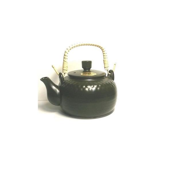 耐熱 土瓶（1200cc）黒　　※直火OK（日本製）