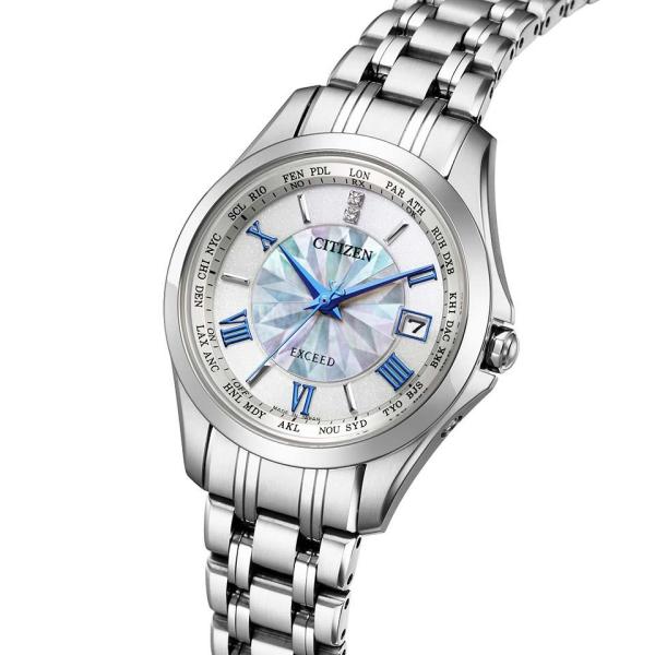 エクシード 電波ソーラー H410 MOP文字盤 新品ベルト 稼働品 メンズ EXCEED(CITIZEN) EC1120-59W エクシード【ノベルティ付・国内正規品