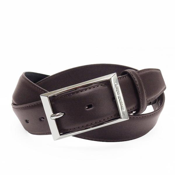 hiromichi nakano nakano メンズベルト 牛革 チョコ茶 中一型バックル