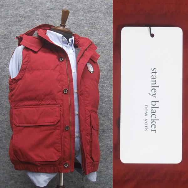 秋冬物 ダウンベスト [STANLEY BLACKER]スタンリーブラッカー レッド