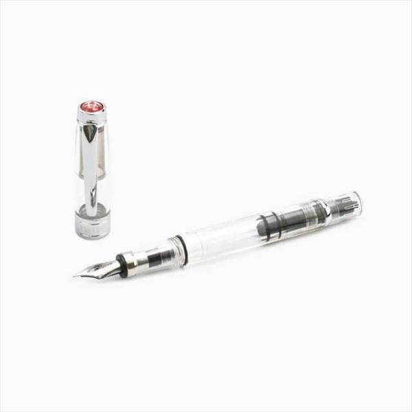 TWSBI ダイヤモンド580 クリア 万年筆 EF(極細字)/F(細字)/M(中字)/B