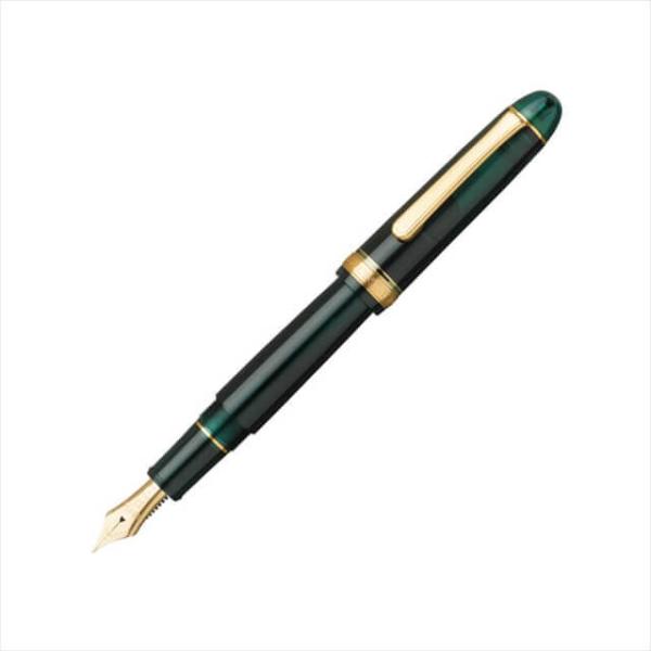 【新品未使用】3776 センチュリー ローレルグリーン C コース　極太 プラチナ万年筆 #3776 センチュリー 万年筆 ローレルグリーン : 石丸文