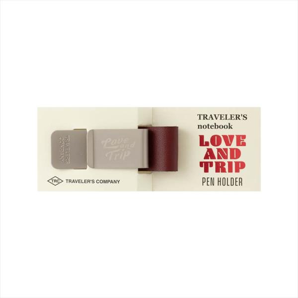 トラベラーズノート 本体&ペンホルダー LOVE AND TRIP パスポート 数量限定]トラベラーズカンパニー トラベラーズノート ペンホルダー