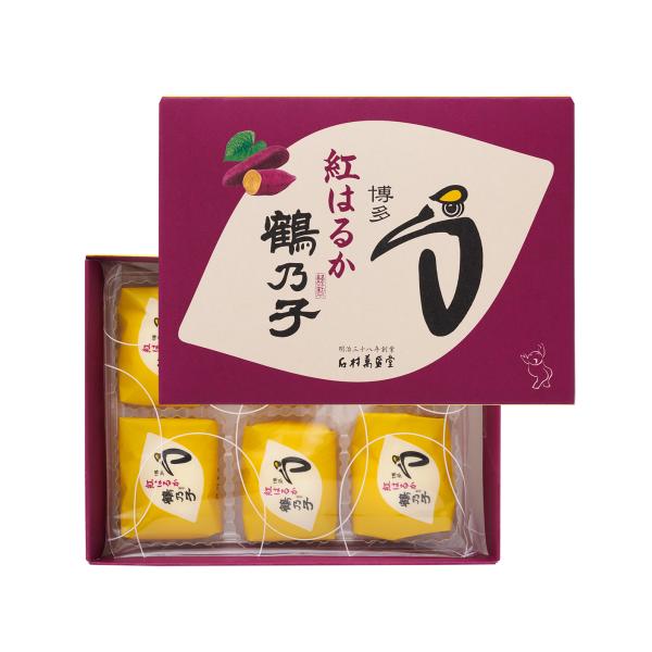 【新発売！】季節の鶴乃子に、秋の味覚「さつまいも」を使用した秋限定の鶴乃子が新登場です。国産のさつまいも「紅はるか」の甘さと風味を生かして炊き上げたまろやかな餡を、ほんのり紫色に色づいたふんわり生地で包みました。食べやすい小ぶりサイズの鶴乃...