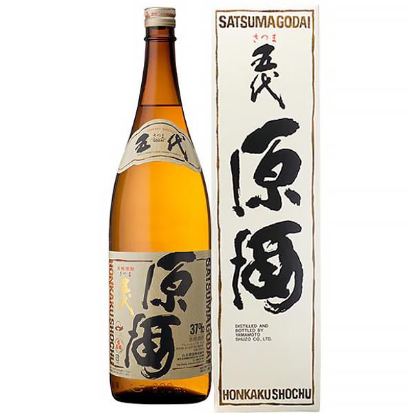 さつま五代 原酒 箱入 37° 1800ml -芋焼酎- : 焼酎専門の焼酎維新館