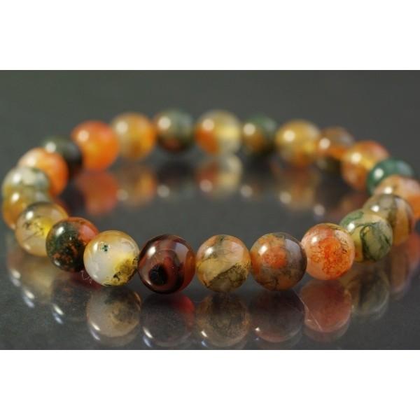 モスアゲート7mm玉 ゴムブレスレット : 天然石専門店名取貴石 - 通販