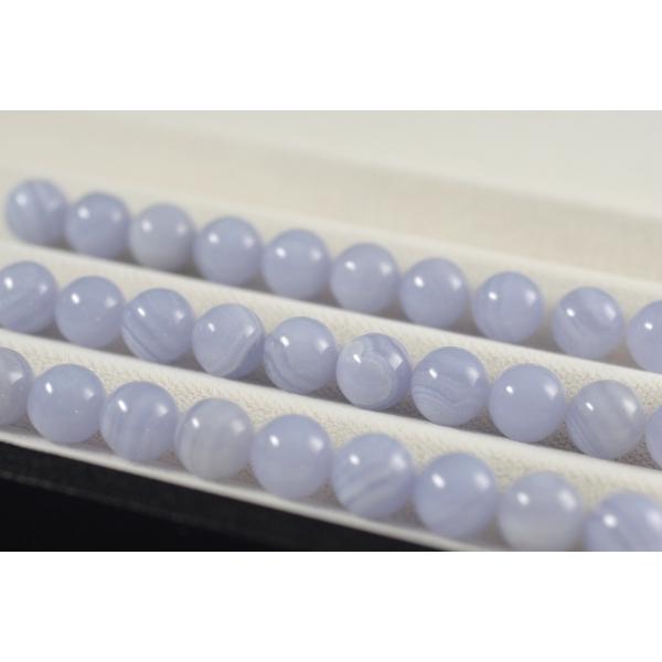 ブルーレースアゲート丸玉 10mm /marup-04 : 天然石専門店名取貴石