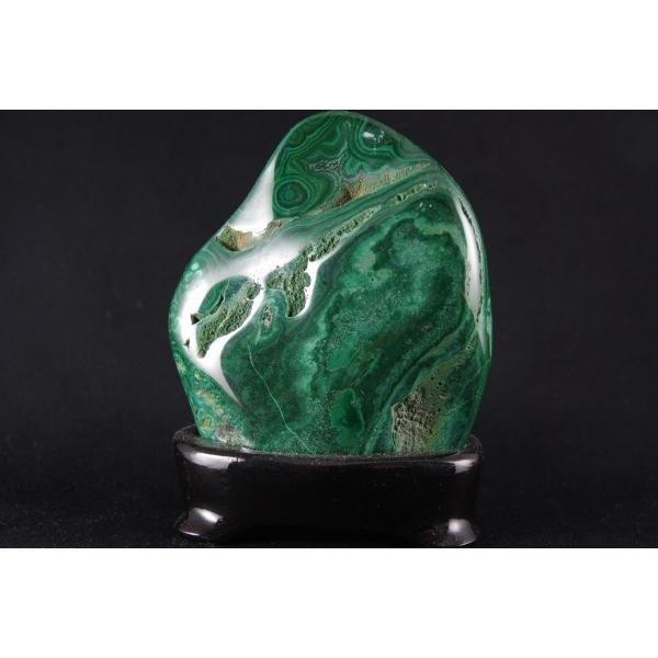 クリソコラ/マラカイト（珪孔雀石/孔雀石）原石 115g/cc-07 孔雀石