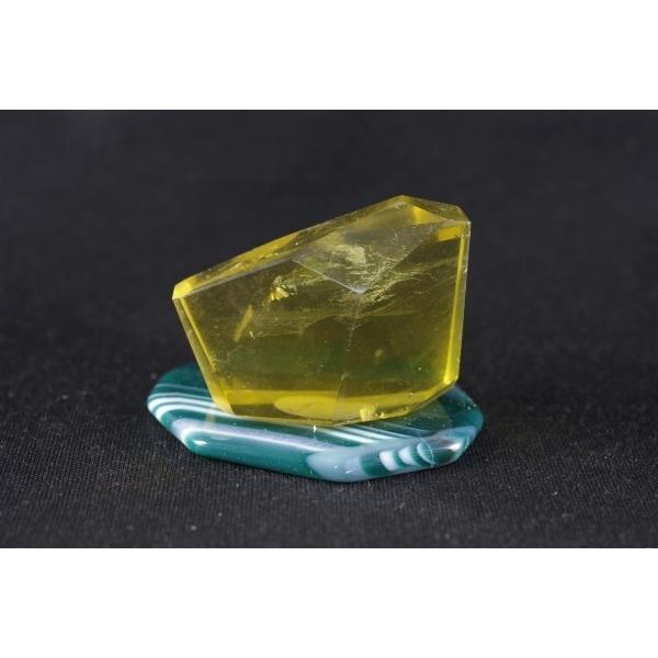 天然石 シトリン（黄水晶）原石 虹入り 黄水晶(シトリン) 原石[t436-2982]