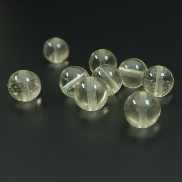 天然石 ビーズ 最高級リビアングラス ＡＡＡＡ 丸玉 ラウンド 8ｍｍ 1粒売り