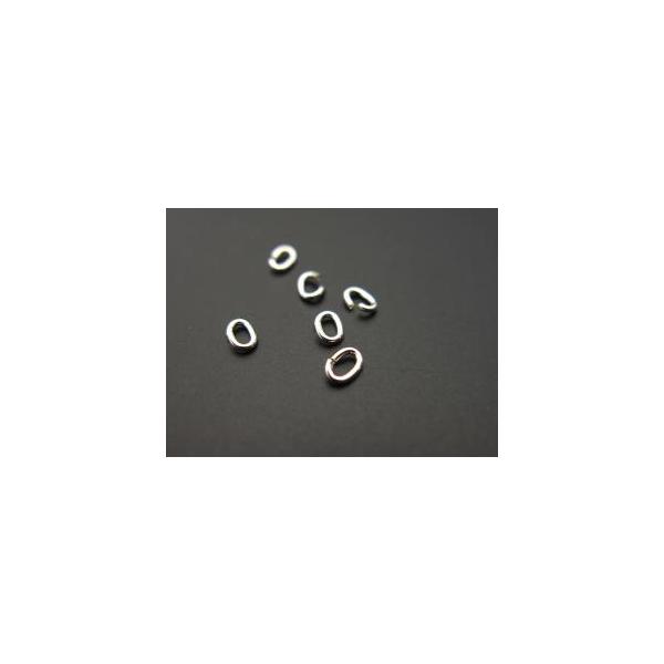 925シルバー Ｃカン だ円カン φ0.5×2×3ｍｍ 1個